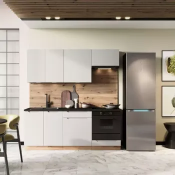 Kuchyňská linka Kuchyňská linka Isabel 200 popelavě šedá/artisan