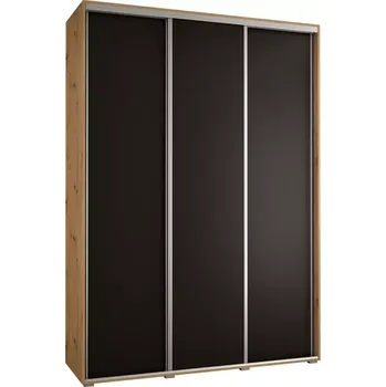 Předsíňová stěna Skříň 45 Canaris 1 180 artisan/černá/silver