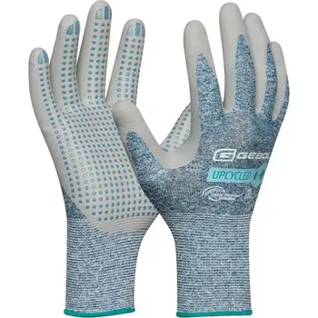 Pracovní rukavice Rukavice upcycled touch ocelově modré 10