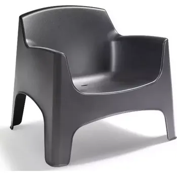 Křeslo Ibiza z grafitového plastu