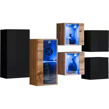 Předsíňová stěna Komoda Switch SB IV černá/wotan