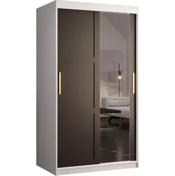 Předsíňová stěna Skříň Amiro 2 100 bílý/černý