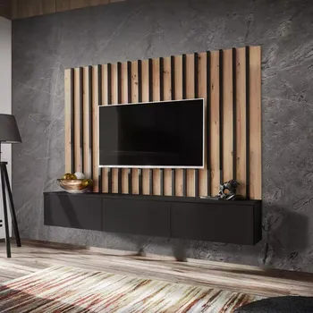 Obývací stěna Obývací Stěna VERTI ZAS VT 2 artisan/černá