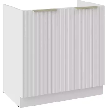 Kuchyňská Skříňka Tuluza 80ZL 2F BB bíly mat lamel