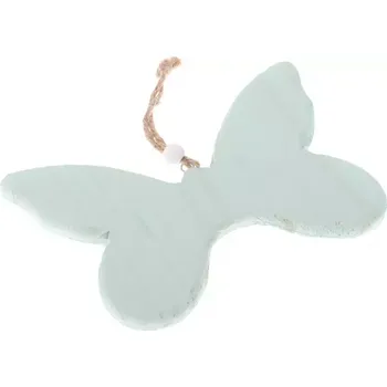 Koupelnový nábytek Dřevěný závěsný motýl světle modrý MIN191037