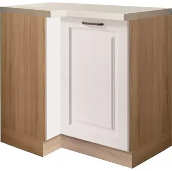 Kuchyňská skříňka Smart 14D pravá sonoma/bílá mat