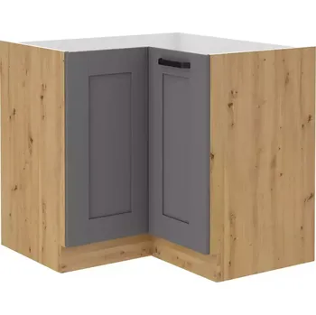Kuchyňská skříňka Kuchyňská Skříňka Luna Dustgrey/Artisan 90x90 Nd 2f Bb