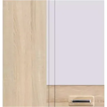 Kuchyňská skříňka Premio 45G bílá/dub sonoma