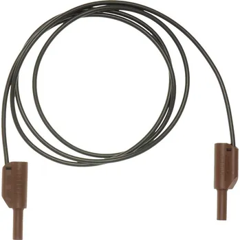 Měřicí kabel Metrel A 1342 bezpečnostní měřicí kabely banánková zástrčka 4 mm banánková zástrčka 4 mm 1.50 m černá, hnědá 1 ks