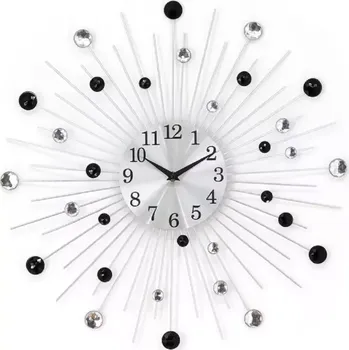 Hodiny Nástěnné hodiny gh2316 50x4cm diamond black