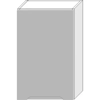 Kuchyňská Skříňka Zoya W45 Pl Světle Šedá Mat/Bílý