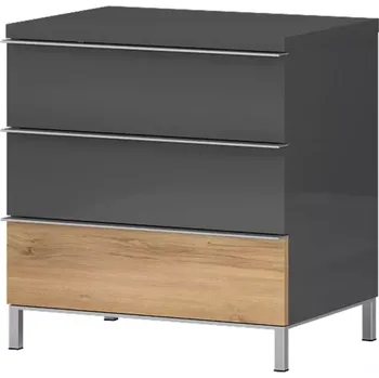 Ložnicová sestava Noční Stolek Onyx ns3/on pacific walnut/anthracit