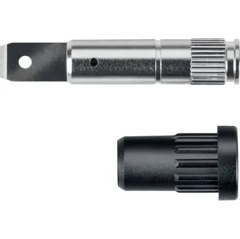 Krokosvorka Schützinger DI EPB 6792 Ni / FST 4.8x0.8 / SW lisovaná zásuvka černá 1 ks