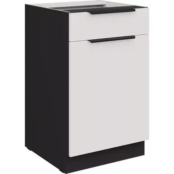 Kuchyňská skříňka Kuchyňská skříňka Aria WH/BL Anti Fingerprint 50d 1f 1s Bb