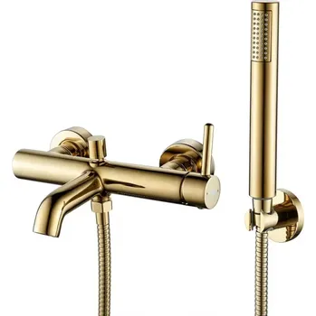 Vodovodní baterie Baterie vanová Ilma s vanovou sadou zlatá