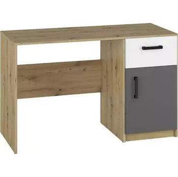 Kancelářská sestava Psací Stůl Fini 120cm Dub Artisan/Bílá/Antracit