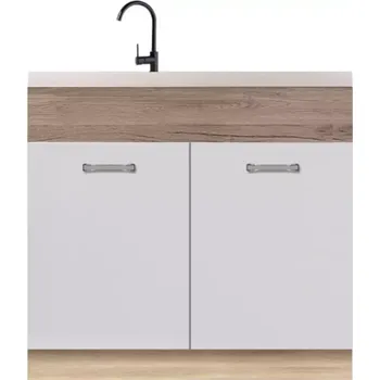 Kuchyňská skříňka Econo 13D Dub Sonoma/Bílý/San Remo