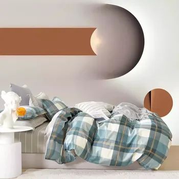 Povlečení Povlečení z bavlněného saténu ALBS-M0025B 140x200 cm Lasher