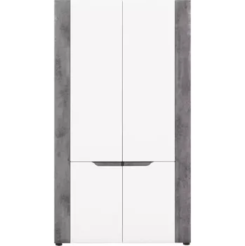 Ložnicová sestava Skříň Brando 2d B07 bílá/beton