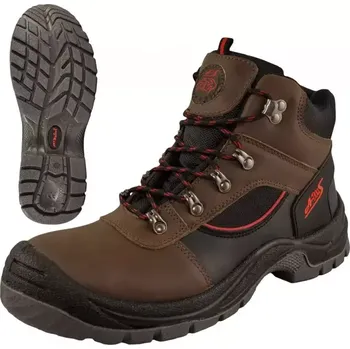 Pracovní obuv Kožené bezpečnostní boty SRC S1 44