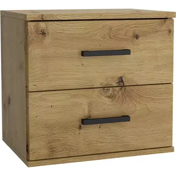 Ložnicová sestava Noční stolek Goda II 2S artisan + černá rukojeť