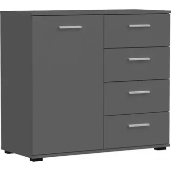 Komoda Komoda Chicago 1 91cm Grafit Šedy