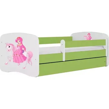 Ložnicová sestava Dětská postel Babydreams+SZ zelená 70x140 Princezna 1
