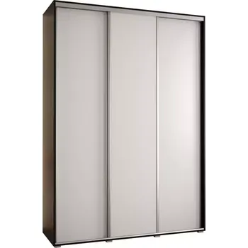 Předsíňová stěna Skříň 45 Canaris 1 190 černá/bílá/silver