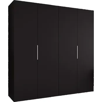 Předsíňová stěna Skříň Marbella I 200 černá/stříbrná