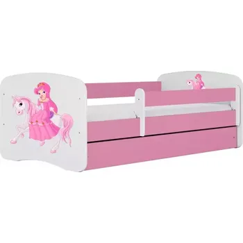 Ložnicová sestava Dětská postel Babydreams+SZ+M růžová 80x160 Princezna 1