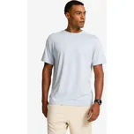 DOMYOS Pánské tréninkové tričko XL BÍLÁ|MODRÁ|ŠEDÁ