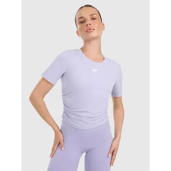 Dámské oblečení 4F Dámské tričko s krátkým rukávem 4F MODRÁ