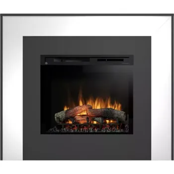 Elektrický krb Zuni 28 černá/bílá