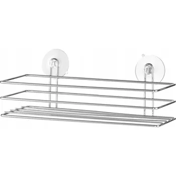 Drátěná police Koupelnová polička Niagara chrom Bisk