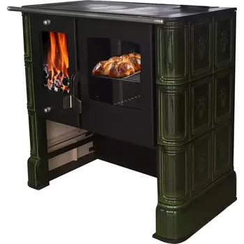 Krbová kamna Kachlová kamna Steyr Sparherd Glassgreen