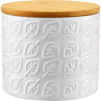 Dóza na potraviny Dóza lístky s bambusovým víkem 670ml 29563 Tuvo