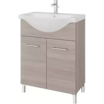 Koupelnový nábytek Skříňka s umyvadlem Rubino 65 rovere fumo