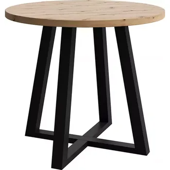 Jídelní set Stůl Jaspis 90 artisan/černá