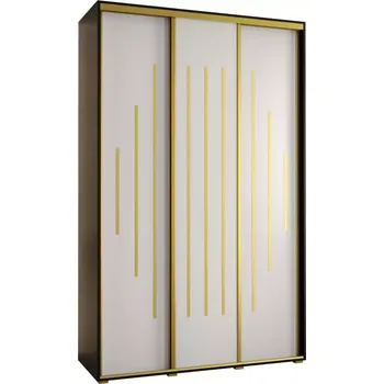 Předsíňová stěna Skříň 45 Canaris 12 170 černá/bílá/gold