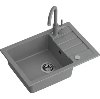 Kuchyňský dřez Dřez granitový Amigo 620/440/175 šedý