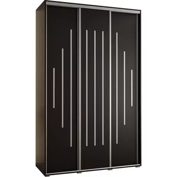 Předsíňová stěna Skříň 45 Canaris 12 180 černá/silver