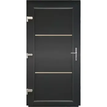 Vchodové dveře Vchodové dveře Split D35 88x198x7 80L antracit