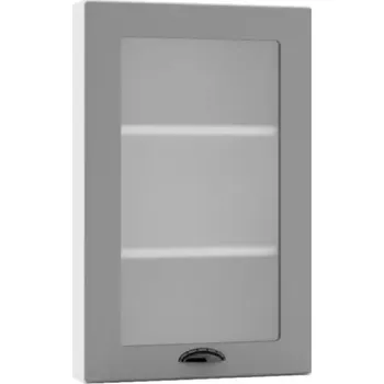 Kuchyňská skříňka Adele WS45 PL šedá mat/bílá