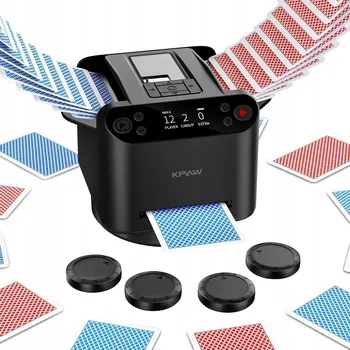Poker Míchačka karet, automatické zařízení na míchání karet pro poker, Black Jack a další hry