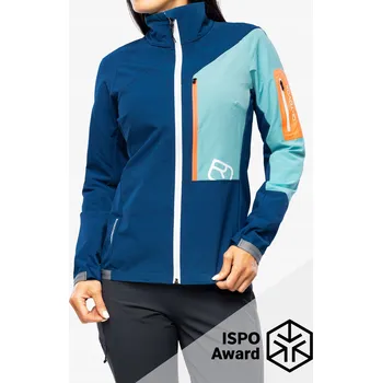 Dámská větrovka Dámská větrovka Ortovox Berrino Jacket - petrol blue XS
