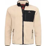 Pánská fleecová bunda HÖHENHORN BIRKKAR S Béžová, Černá