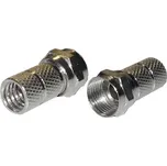 F konektor na koax 7mm šroubovací, l=21mm