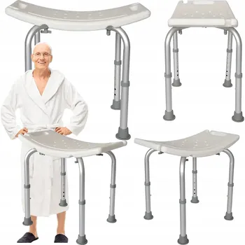 Koupelnové sedátko Sprchová židle bílá