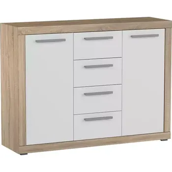 Kancelářská sestava Komoda 138 Verona dub sonoma+bílá