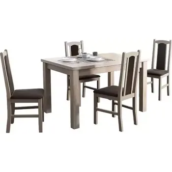 Jídelní set Jídelní set Sada Boss 7 1+4 Dub Sonoma 120x80